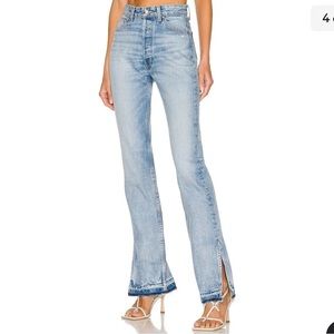 Free People We The Free Emmy Boot Cut Split Hem Jean